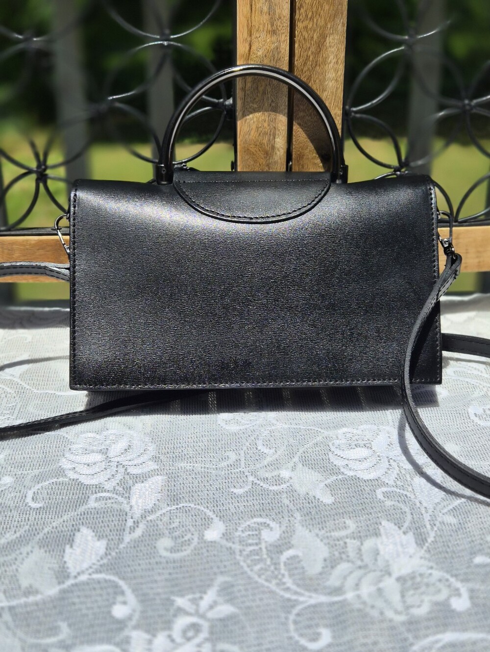 Stella Bianca Top-Handle Bag in Black - Picture 2 of 9
